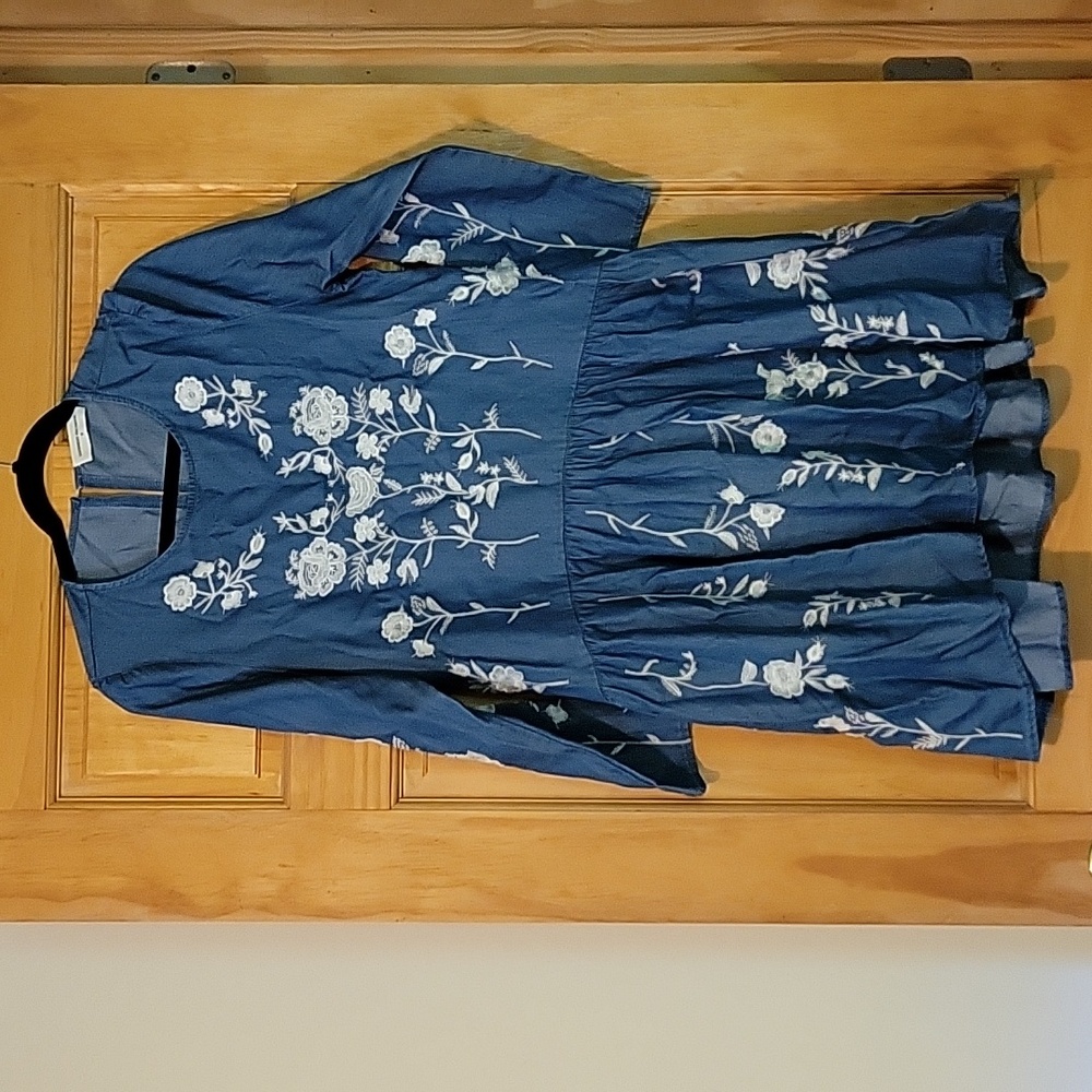 Goodnight Macaroon chambray dress Bohemian